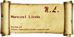 Menczel Linda névjegykártya